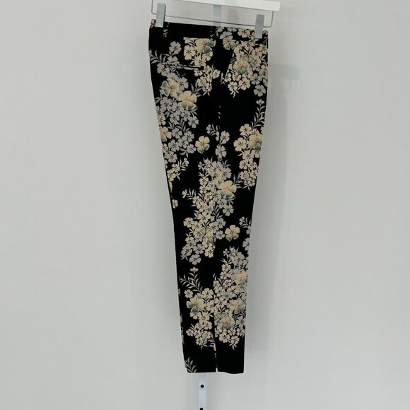 ETRO BLACK FLORAL VISCOSE PANTS SIZE IT 42 / US 8 NWOTS! - Picture 5 of 16